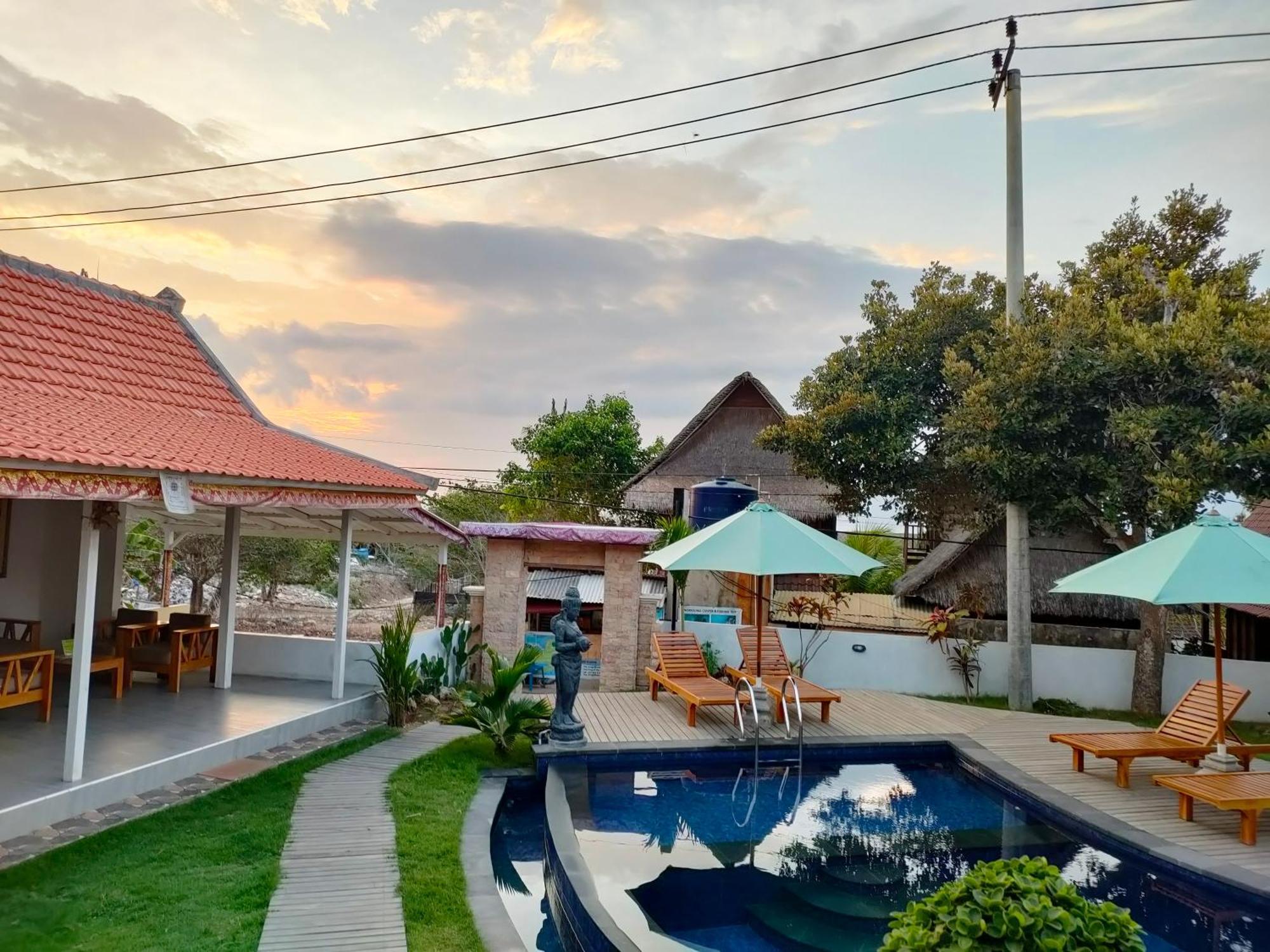 Blue Sky Villa Ceningan นูซาเลมโบงัน ภายนอก รูปภาพ