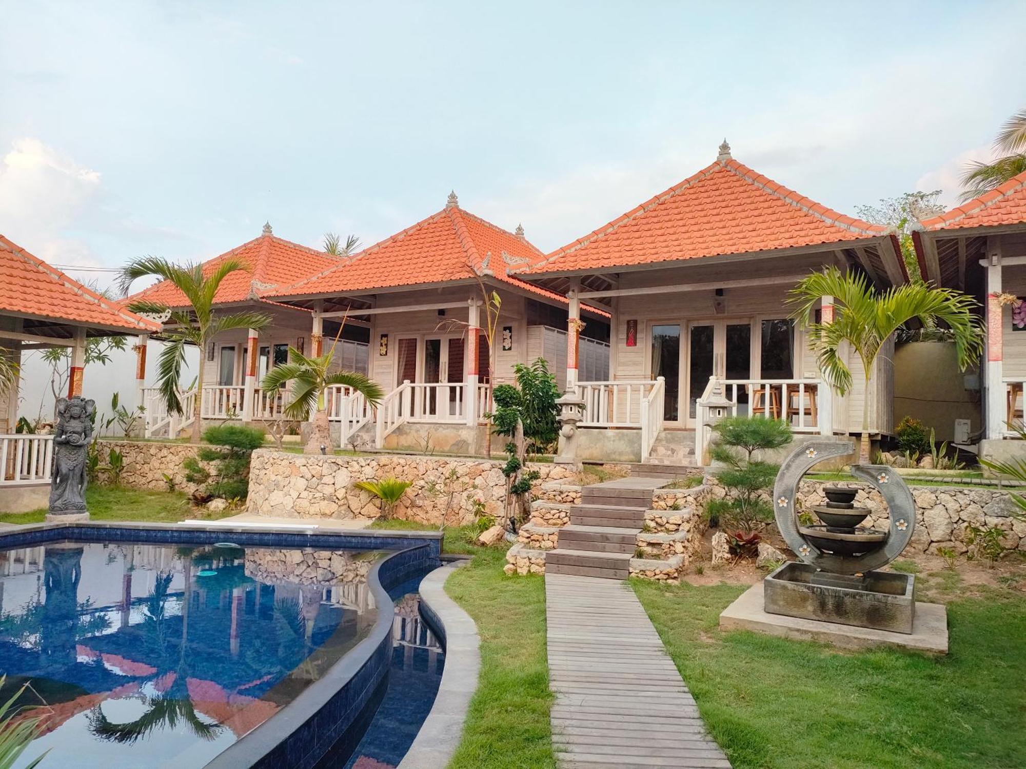 Blue Sky Villa Ceningan นูซาเลมโบงัน ภายนอก รูปภาพ