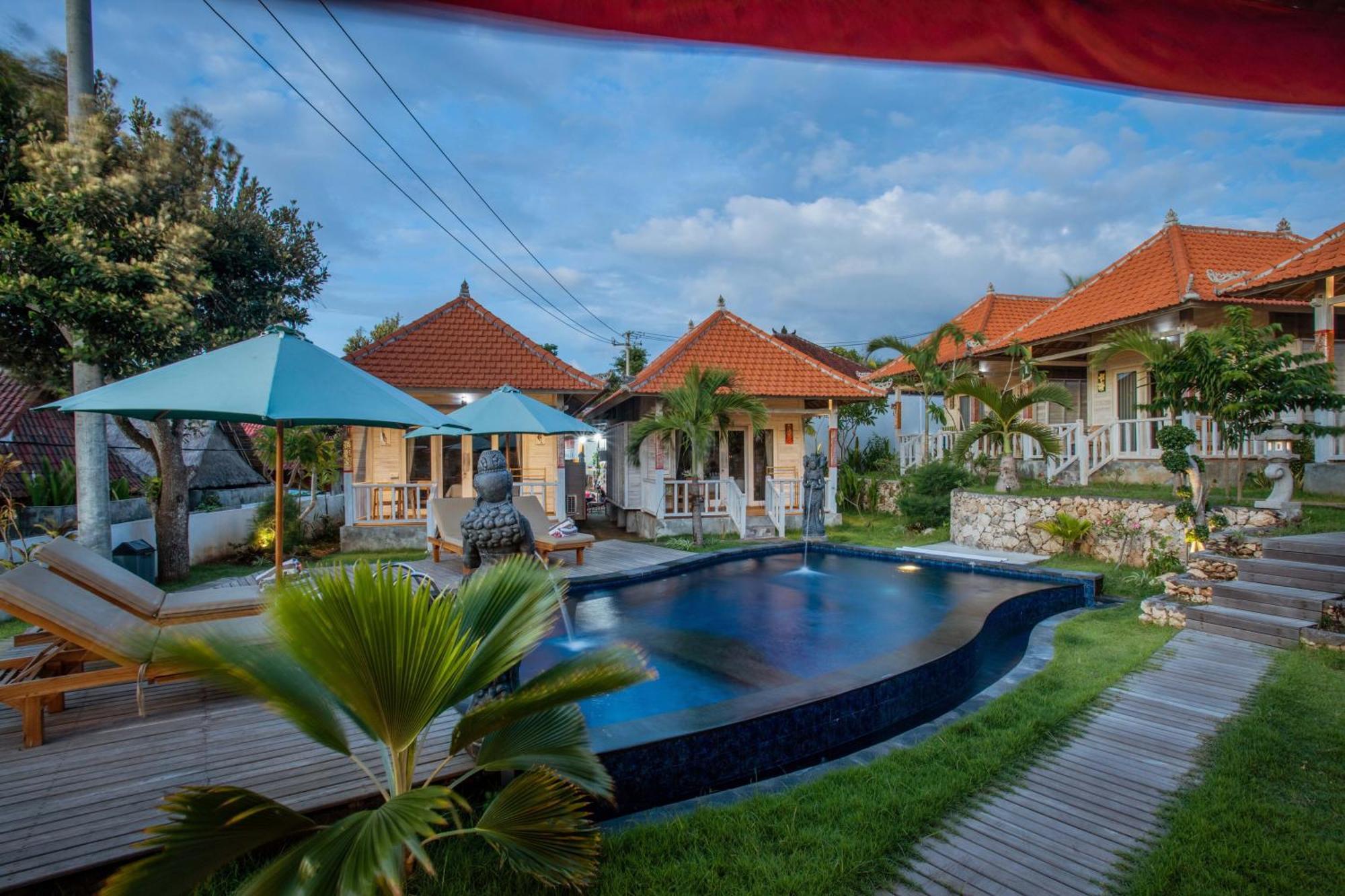 Blue Sky Villa Ceningan นูซาเลมโบงัน ภายนอก รูปภาพ