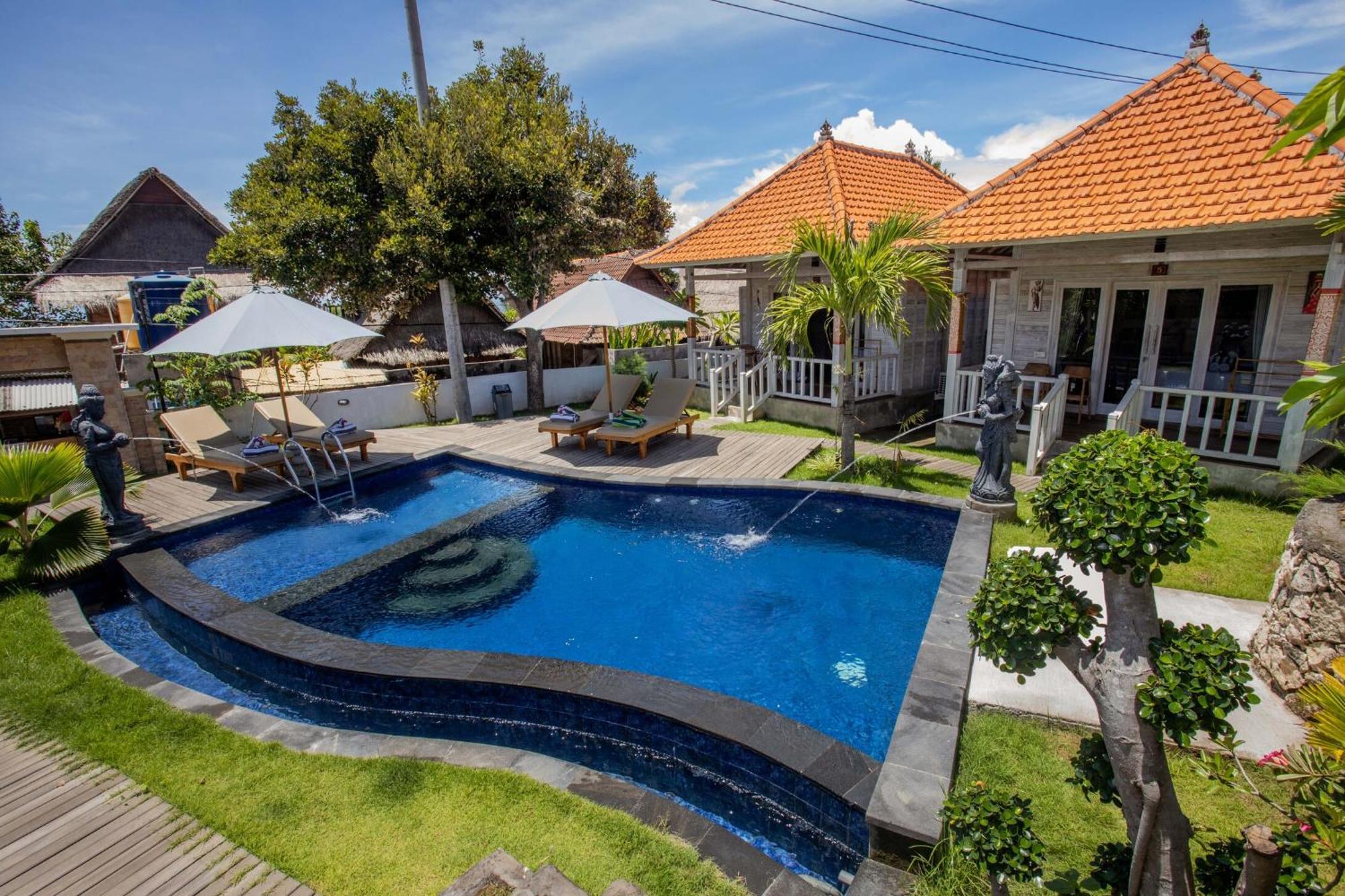 Blue Sky Villa Ceningan นูซาเลมโบงัน ภายนอก รูปภาพ